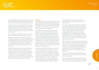 57
The rural residential market is also continuing to slow
with the majority of sales being below $1 million. This
market is also experiencing extended selling periods.
Vacant land values have now started to level after
seeing a correction throughout the first half of 2016.
Building activity has continued to weaken over the
past six months, however the month of April saw an
increase in the number of new homes sold, indicating
a levelling out.
Rents have fallen significantly in the past 12 months,
particularly in the outerlying residential estates.
Smaller lot developments in the new subdivisions
have become popular due to their affordability and it
is anticipated that this will be a trend going forward.
This is showing in the move away from larger homes
to the smaller, better appointed homes on small
blocks, with limited gardens and the ability to lock
and leave.
Overall it is likely the property market in the South
West for the remainder of 2016 will be slow. The
swings of the Perth market during the past several
years have been missed in the regions but we would
recommend caution as the slow down in the state
resource sector, continued weakness in Perth and
general economic uncertainty could promote more of
a widespread downturn throughout the market.
Esperance
As we head towards the middle of the year, it is time
for a mid year review of the market performance in
the Esperance district. In short, quiet is the best way
to describe it. Small bursts of activity then nothing
have been the norm for the past six months and a
smoother spread would be welcomed.
2015 slowed in the final months and there really
hasn’t been any traction since then. Part of the
reason is seasonal with cropping programs well
underway after a reasonably traditional break to
the season however there seems to be a generally
cautious sentiment with prospective purchasers
delaying activity until the signs of broader economic
improvement are consistent. With there still being
relatively low interest rates and a broad spread of
affordable housing, it is hoped that the lack of recent
activity is only temporary and that regular volumes
will return in the near future.
The residential market in Esperance has seen low
sales volumes across the board however values
for the most part indicate consistency. Values in
the lower socio economic areas have marginally
improved as purchasers realise these areas provide
some of the most affordable housing in the region,
are well located close to schools, shopping and
recreational facilities and can provide the best
return on investment for residential property with
correspondingly high rentals relative to capital
outlay. A higher volume of sales in excess of
$200,000 have occurred compared to the same
period last year.
The mid tier market of say $300,000 to $450,000
has seen consistent activity and this range is well
represented in volumes and values with a relatively
stable correlation between supply and demand.
Sales over $500,000 have improved over the
corresponding time last year with some sales
interspersed through the $600,000s, $700,000s
and $800,000s price ranges. Prestige residential
property is limited in this area and we have seen two
sales in excess of $1 million compared to none over
the same period last year.
Rural residential lifestyle properties have maintained
their consistency in sales volumes with realised sales
over all price ranges noted. Lower end property with
modest houses and negligible outbuildings have
achieved prices within the $400,000 to $500,000
range with other sales pushing upwards to the
$900,000 range for more substantially developed
properties.
The satellite localities of the Esperance shire have
had little to no activity over the first half of the year
due to limited supply.
Encouragingly, the small coastal town of Hopetoun
has seen sales volume increase slightly over varying
value ranges which is giving some hope that values
Month in Review
June 2016
Residential
 