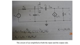 The circuit of (a) simplified at both the input and the output side.
 
