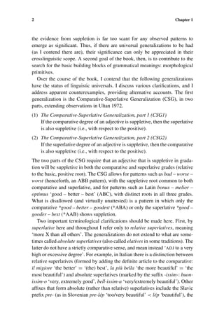 Universals In Comparative Morphology Jonathan David Bobaljik | PDF