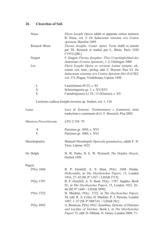 Clearchus Of Soli The Sources Text And Translation Taylor Francis Group ...