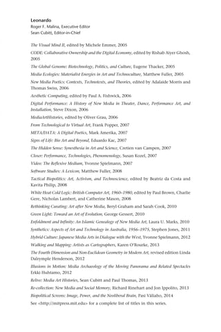 Sean Cubitt Biopolitical Screens Image Power And The Neoliberal Brain M30 | PDF