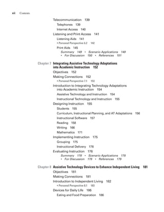 Assistive Technology for People with Disabilities (2nd Edition) | PDF
