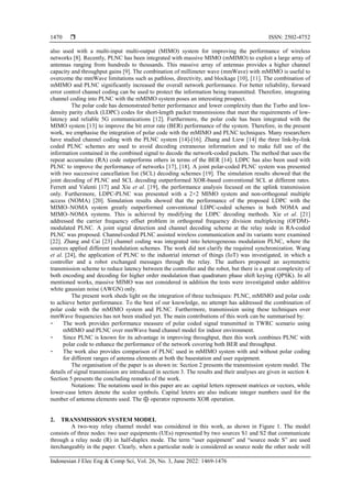 Joint polar with physical layer network coding and massive multi-input ...
