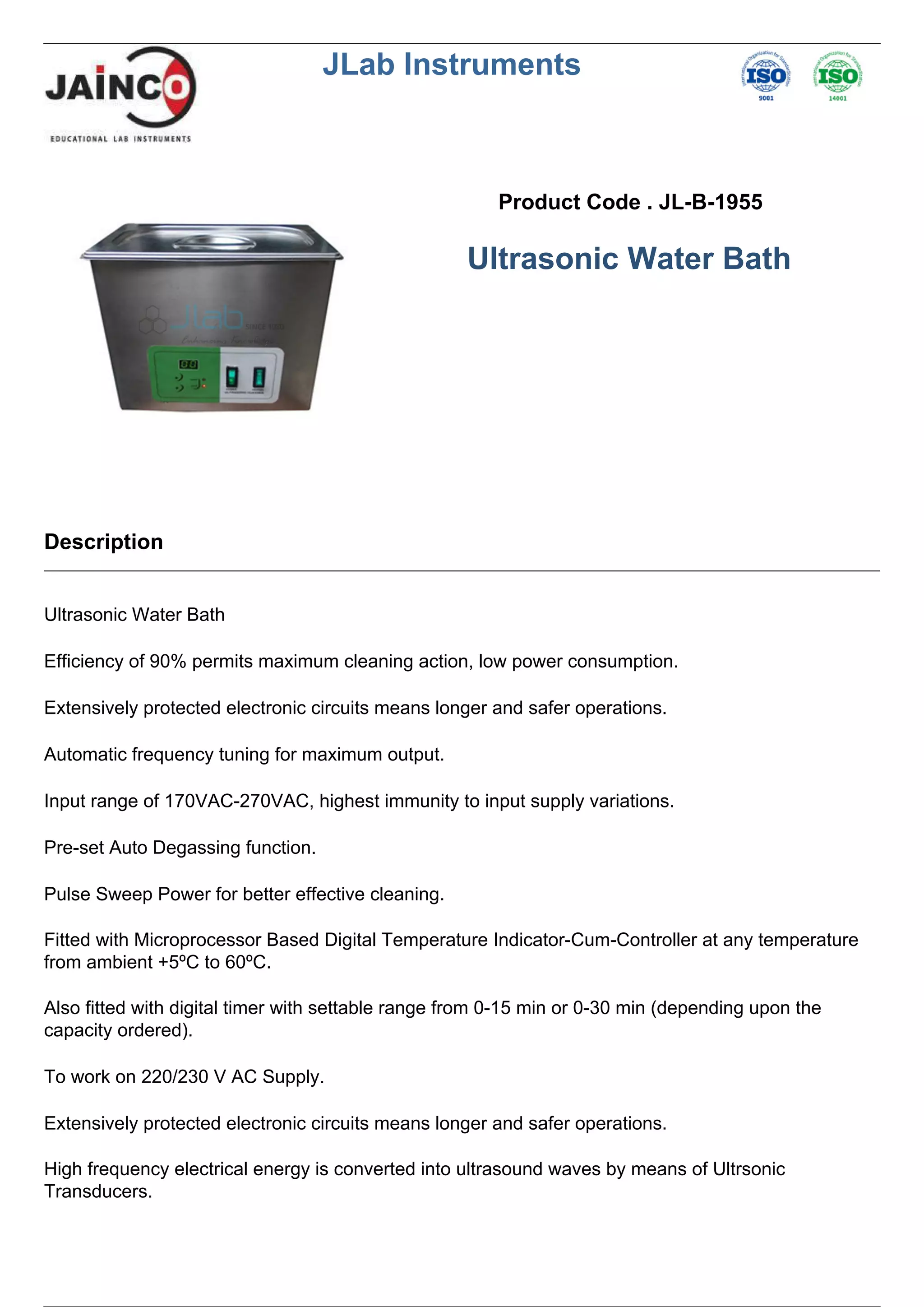 Ultrasonic Water Bath PDF ultrasonic-water-bath-pdf
