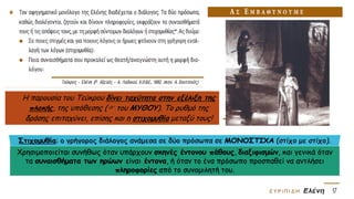 Η παρουσία του Τεύκρου δίνει ταχύτητα στην εξέλιξη της
πλοκής, της υπόθεσης ( του ΜΥΘΟΥ). Το ρυθμό της
δράσης επιταχύνει, επίσης και η στιχομυθία μεταξύ τους!
Χρησιμοποιείται συνήθως όταν υπάρχουν σκηνές έντονου πάθους, διαξιφισμών, και γενικά όταν
τα συναισθήματα των ηρώων είναι έντονα, ή όταν το ένα πρόσωπο προσπαθεί να αντλήσει
πληροφορίες από το συνομιλητή του.
 