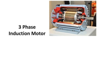 3 Phase
Induction Motor
 