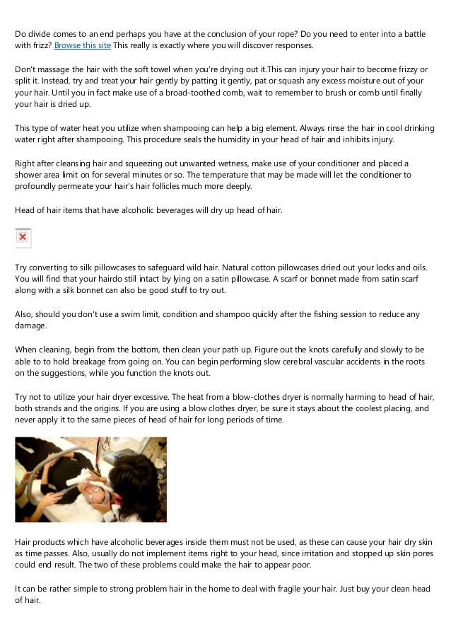 Good Hair Care Assist Getting Your Best Tresses