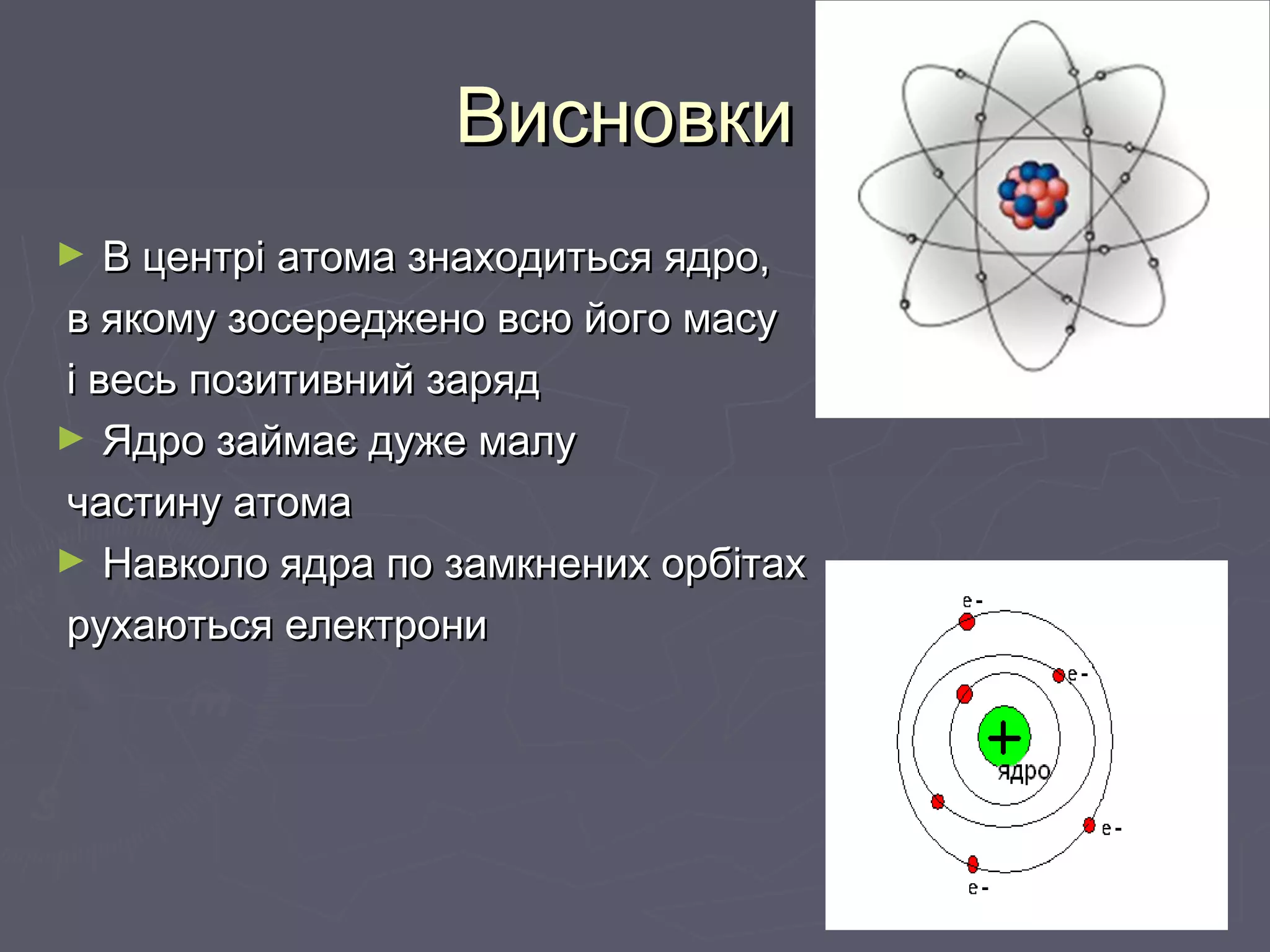 Презентація:Модель атома Резерфорда | PPT