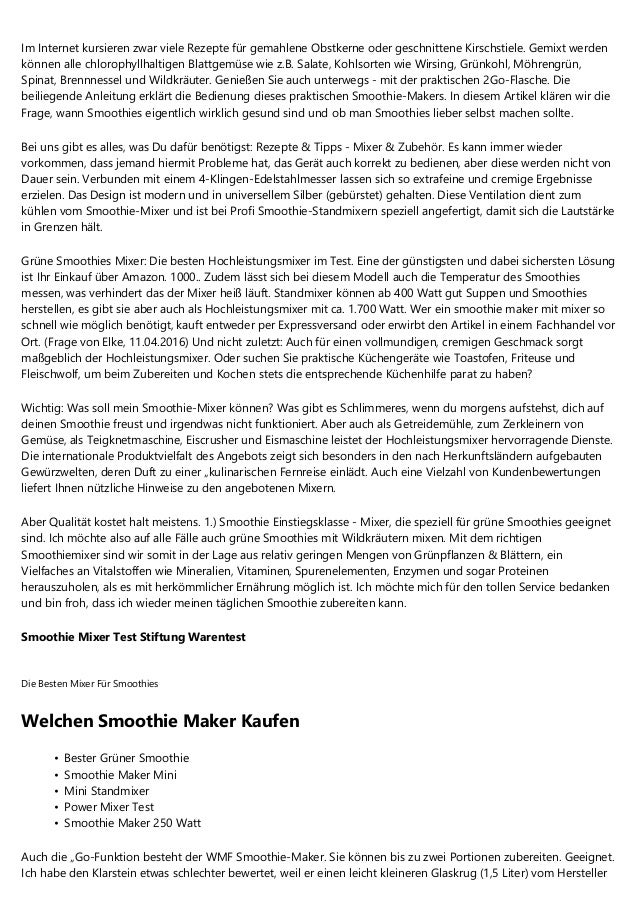 Fakten Uber Russell Hobbs Smoothie Maker Test Veroffentlicht