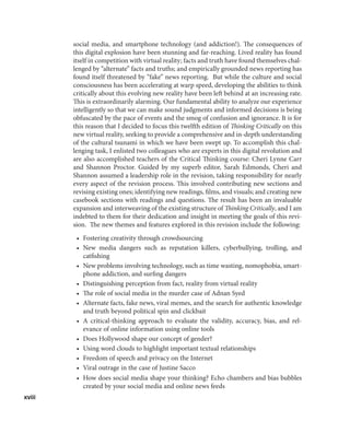Thinking Critically 12th Edition 12th John Chaffee | PDF
