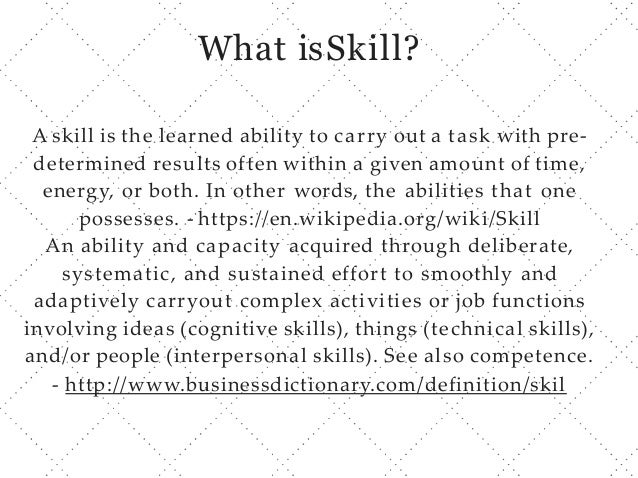 Retail Skill