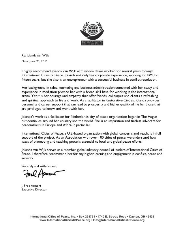 Icp Recommendation Letter Icp Recommendation Letter