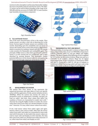 Monitoring of Forest Fire Detection System using ZigBee | PDF