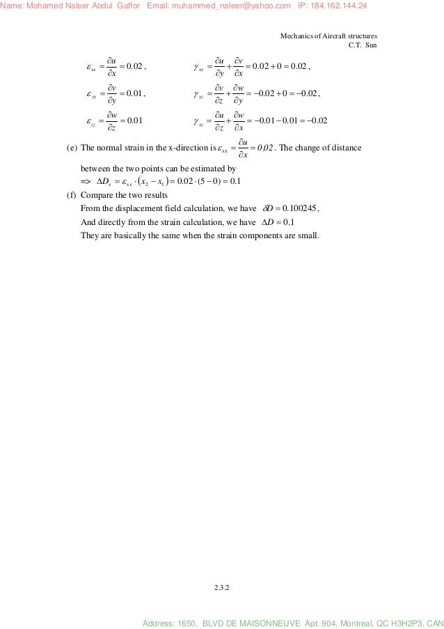 megson aircraft structures solutions manual Megson solution manual aircraft structures ch01 | stress.