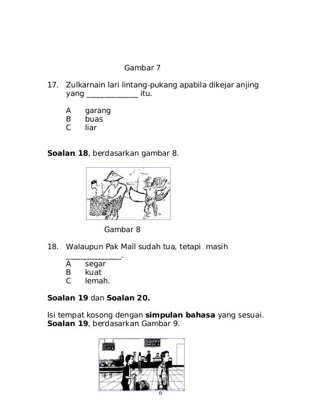 28435914 soalan-bm-bahasa-melayu-pemahaman-tahun-2 