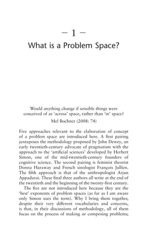Problem Spaces How And Why Methodology Matters Celia Lury | PDF