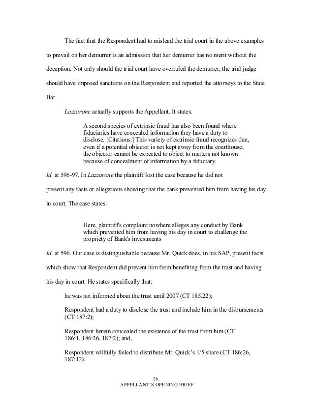 sample opening brief quick sample brief