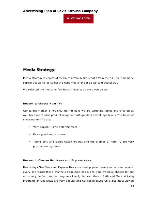 advertising plan