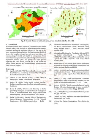 Health Status of Rural Women in Odisha | PDF