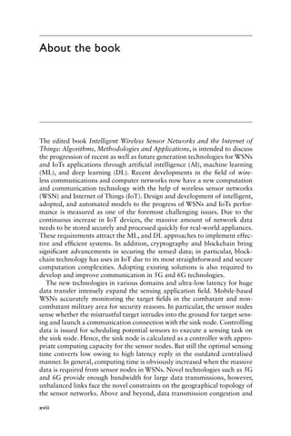 Intelligent Wireless Sensor Networks And The Internet Of Things ...
