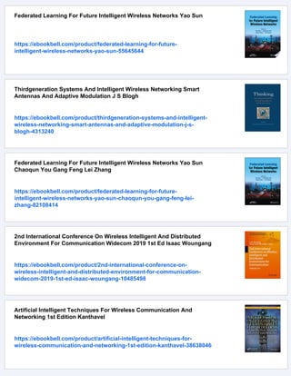 Intelligent Wireless Sensor Networks And The Internet Of Things ...