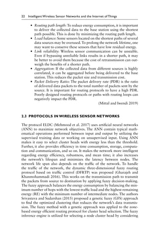 Intelligent Wireless Sensor Networks And The Internet Of Things ...