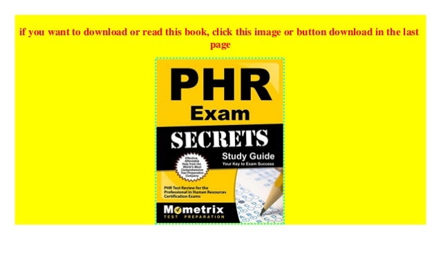 PHR PDF Demo