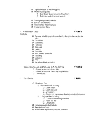 Dosh Regulations.pdf DOSH 7 OSH CURRICULUM | PDF