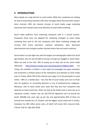 Importance of Social Media Marketing for Corporate Firms AVEA | PDF
