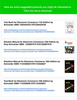 Commerce 11 Ec Guide.pdf Solution Manual for Electronic Commerce 11th Edition by Schneider ISBN ...