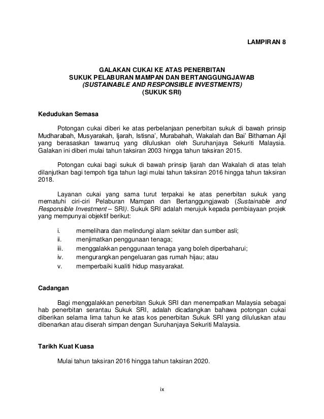 Ucapan Penuh Bajet 2016