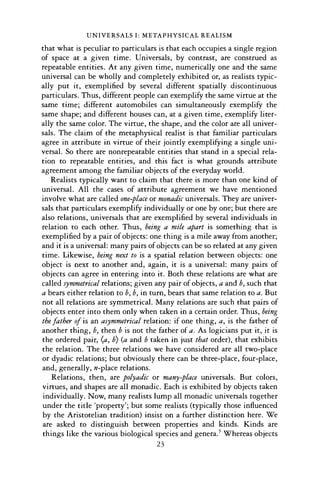 Universal Metaphysics Metaphysics A Contemporary Introduction Michael J Loux | PDF
