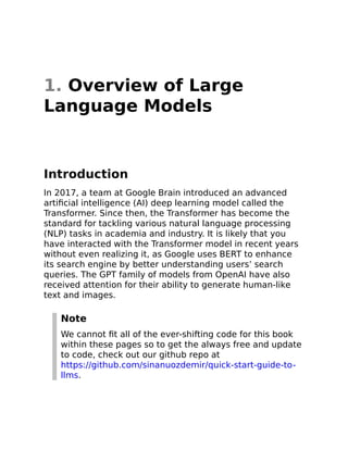 Quick Start Guide To Large Language Models Second Edition Sinan Ozdemir ...
