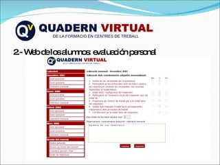 2.- Web de los alumnos: evaluación personal 