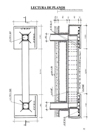 LECTURA DE PLANOS
50
PROYECTO DE ESTRUCTURAS
 