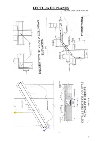 LECTURA DE PLANOS
51
PROYECTO DE ESTRUCTURAS
 