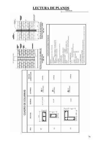 LECTURA DE PLANOS
76
ANEXOS
 