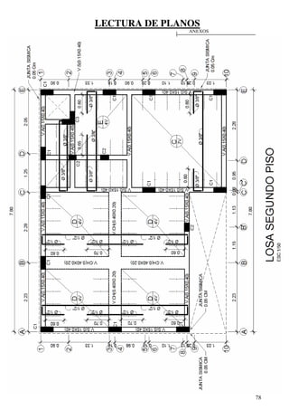 LECTURA DE PLANOS
78
ANEXOS
 