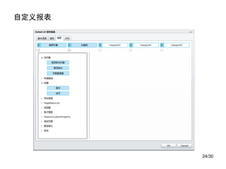 自定义报表




        24/30
 