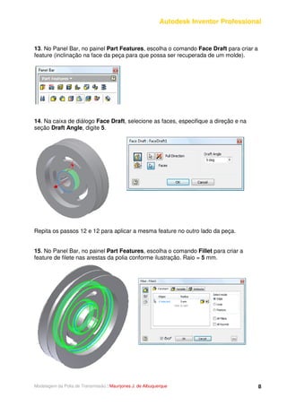 28769542 autodesk-inventor-modelagem-da-polia-de-transmissao | PDF