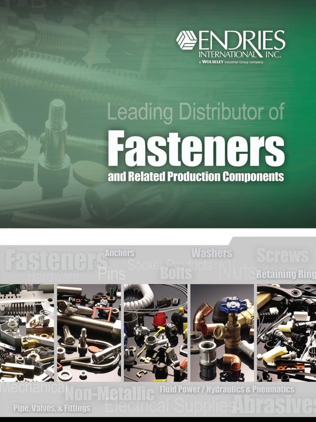Endries Brochure PDF Manufacturing Industry Industries