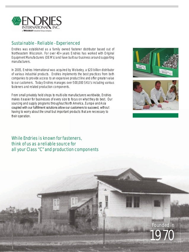 Fulfillment Solutions Endries International Inc