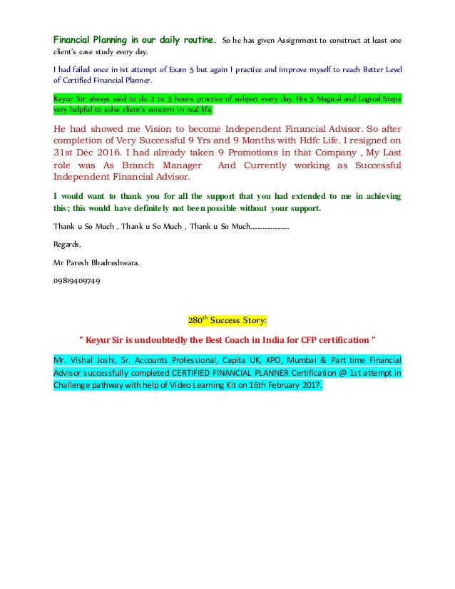 daily schedule of a financial advisor