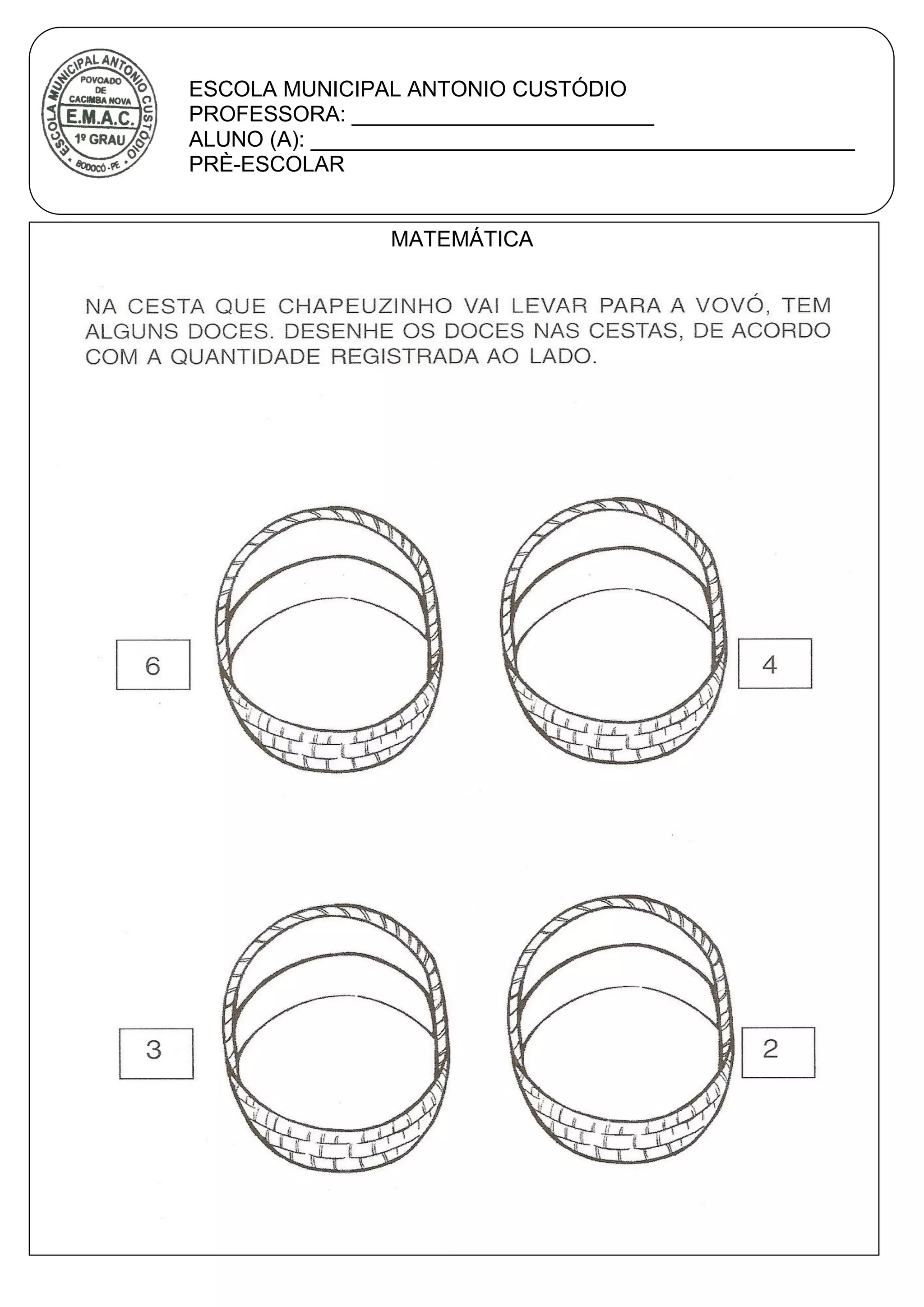 288046511 Atividades Pre Escolar Pdf Pdf