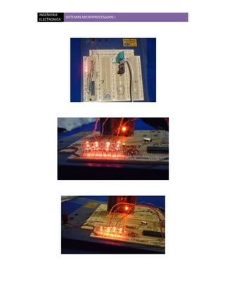 INGENIERIA
              SISTEMAS MICROPROCESADOS I
ELECTRONICA
 