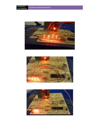INGENIERIA
              SISTEMAS MICROPROCESADOS I
ELECTRONICA
 