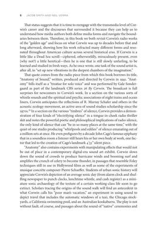 Anatomy of Sound Norman Corwin and Media Authorship 1st Edition Jacob ...