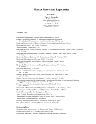 Handbook of Human Factors and Ergonomics in Health Care and Patient ...