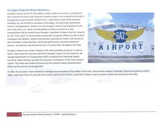 Griffin Spalding Aviation Development Plan 2013