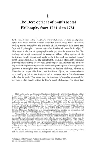 Kants Impact On Moral Philosophy Paul Guyer | PDF